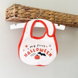 My First Halloween Baby Bib